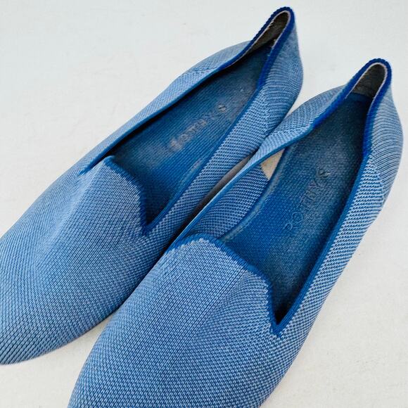 Rothy’s The Loafer Tide Pool Slip-On Flat Knit Blue Eco-Friendly Size 8 - Picture 3 of 13